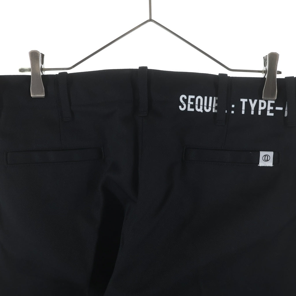 SEQUEL(シークエル) 20AW Chino Pants チノパンツ ブラック SQ-20AW-PT04