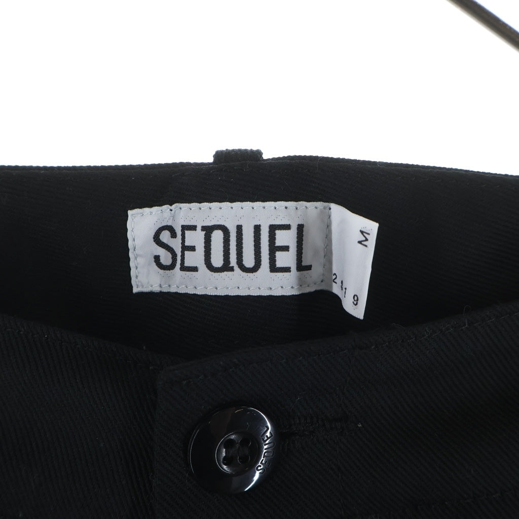 SEQUEL(シークエル) 20AW Chino Pants チノパンツ ブラック SQ-20AW-PT04