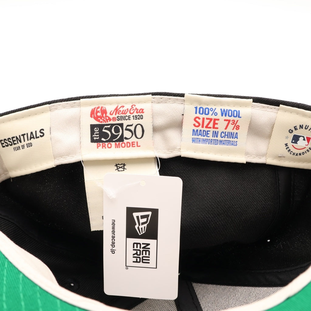 FEAR OF GOD(フィアオブゴッド) ×NEW ERA ESSENTIALS ニューエラ エッセンシャルズ ベースボールキャップ 帽子 ブラック 12873833