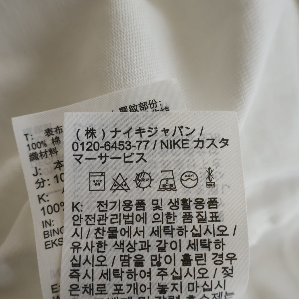 NIKE(ナイキ) ×peaceminusone NRG CF L/S TEE ピースマイナスワン バックプリント クルーネック 長袖Tシャツ カットソー ホワイト DR0097-100