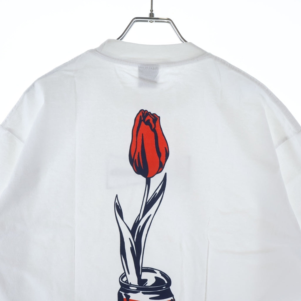 WASTED YOUTH(ウェイステッドユース) Logo S/S Tee ロゴ半袖Tシャツ ホワイト/ネイビー