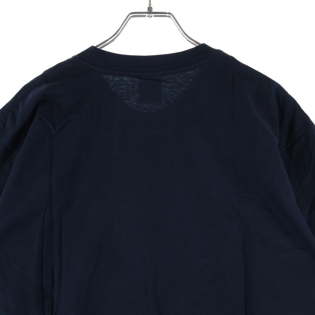 SUPREME(シュプリーム) 21SS ×KAWS Chalk Logo Tee カウズ チョーク ボックスロゴ クルーネック 半袖Tシャツ カットソー ネイビー