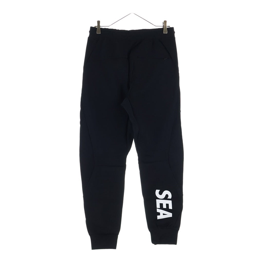 WIND AND SEA(ウィンダンシー) ×EVERLAST Jogger Pants エバーラスト ロゴプリント ジョガーパンツ ブラック WDS-EVR-05