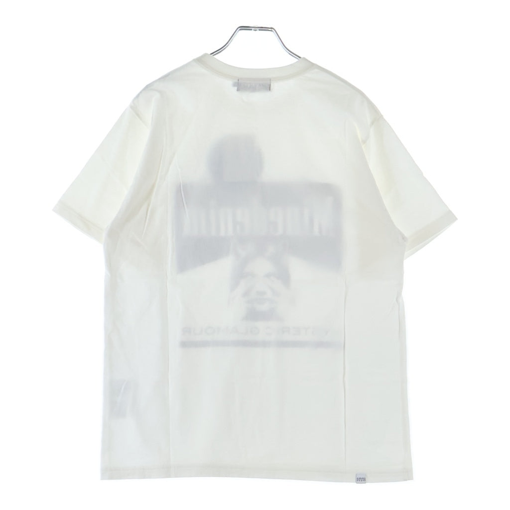 HYSTERIC GLAMOUR(ヒステリックグラマー) ×MINEDENIM マインデニム プリント半袖Tシャツ ホワイト MND-HYS005-00-M2