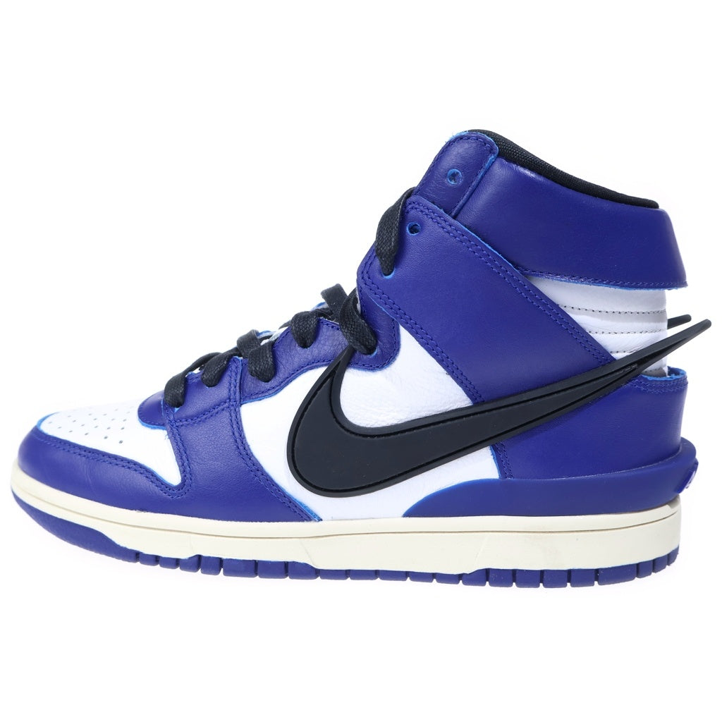 NIKE(ナイキ) ×AMBUSH DUNK HIGH DEEP ROYAL CU7544-400 アンブッシュ ダンク ディープロイヤル ハイカットスニーカー ブルー/ホワイト US8/26cm