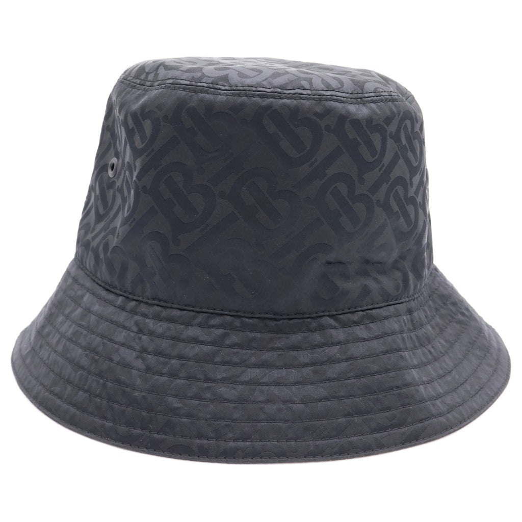 BURBERRY(バーバリー) モノグラム バケットハット 帽子 ブラック 8031026