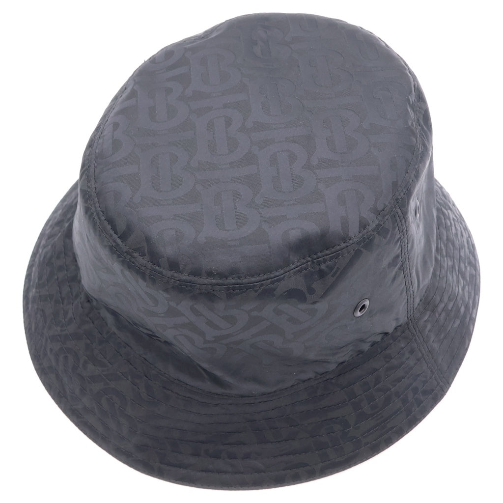 BURBERRY(バーバリー) モノグラム バケットハット 帽子 ブラック 8031026