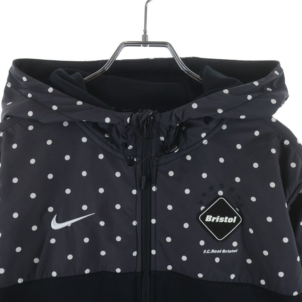 NIKE(ナイキ) ×F.C.Real Bristol FCRB DOT SWEAT HOODIE BLACK M