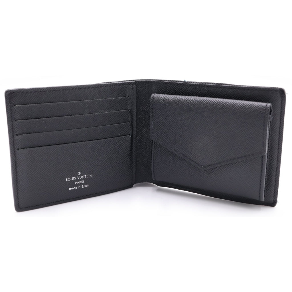 LOUIS VUITTON(ルイヴィトン) ポルトフォイユ マルコNM 2つ折り財布 ブラック M62545 CA4169