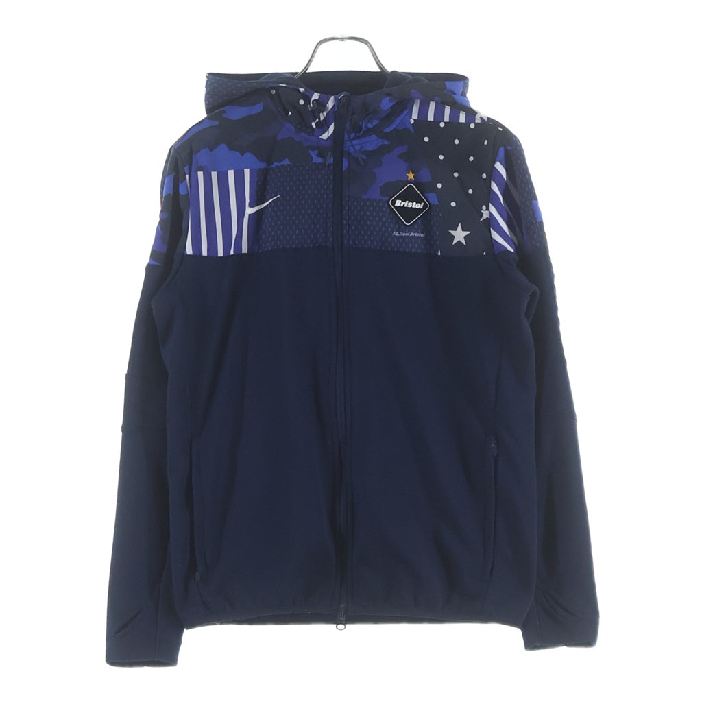 NIKE(ナイキ) ×F.C.Real Bristol FCRB ジップアップ スウェットパーカー ネイビー 823123-450
