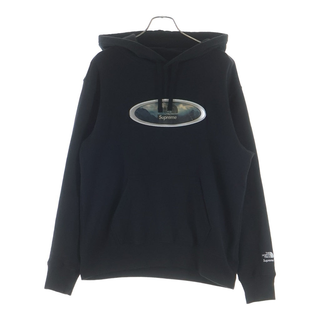SUPREME(シュプリーム) 21AW×THE NORTH FACE ザノースフェイス レンチキュラー マウンテン スウェットプルオーバーパーカー NT52100I