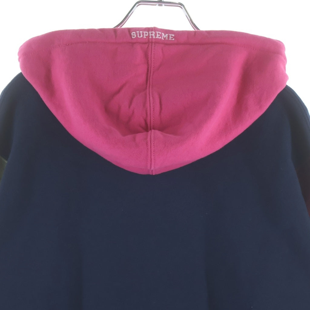 SUPREME(シュプリーム) 19SS S Logo Colorblocked Hooded Sweatshirt Sロゴ カラーブロック フーデッド スウェットシャツ プルオーバーパーカー マルチ