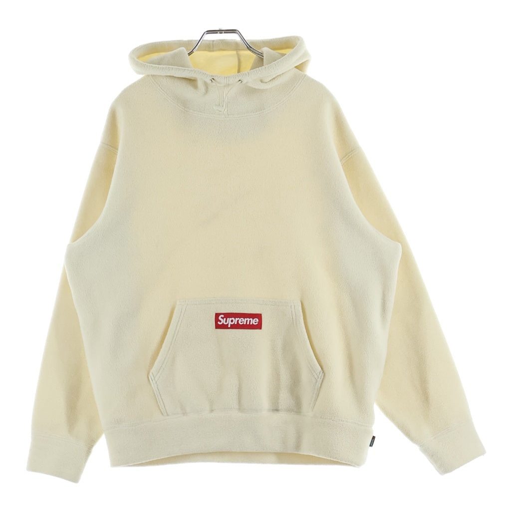 SUPREME(シュプリーム) 20AW Polartec Hooded Sweatshirt ポーラテック フーデッド スウェットシャツ フリース プルオーバーパーカー ホワイト