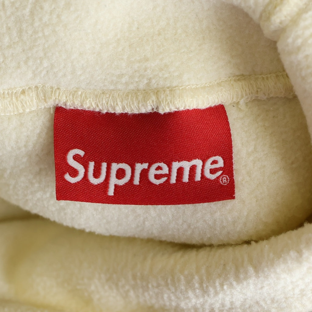 SUPREME(シュプリーム) 20AW Polartec Hooded Sweatshirt ポーラテック フーデッド スウェットシャツ フリース プルオーバーパーカー ホワイト