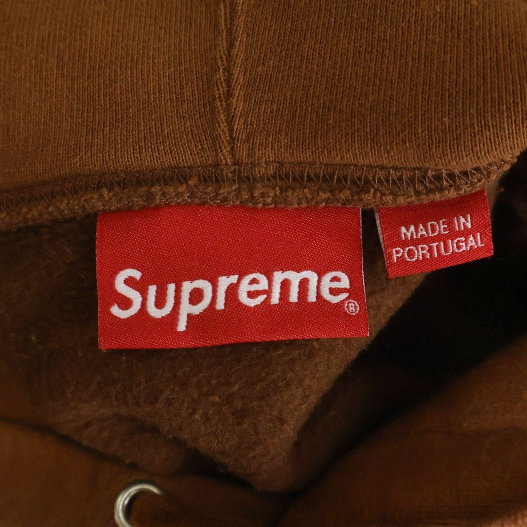 SUPREME(シュプリーム) 22SS Embroidered Chenille Hooded Sweatshirt エンブロイダリー シェニール スウェットシャツ プルオーバーパーカー フーディー ブラウン