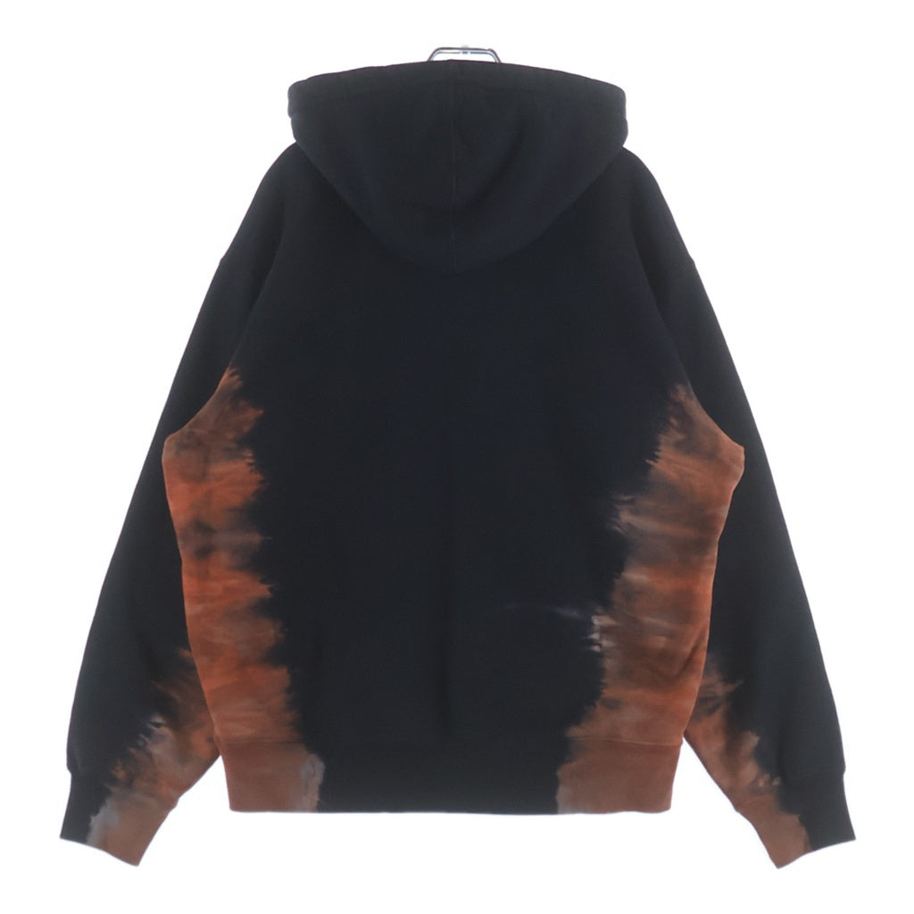 SUPREME(シュプリーム) 21AW Bleached Hooded Sweatshirt ブリーチド フーデッド スウェットシャツ プルオーバーパーカー ブラック