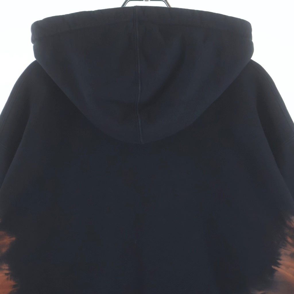 SUPREME(シュプリーム) 21AW Bleached Hooded Sweatshirt ブリーチド フーデッド スウェットシャツ プルオーバーパーカー ブラック