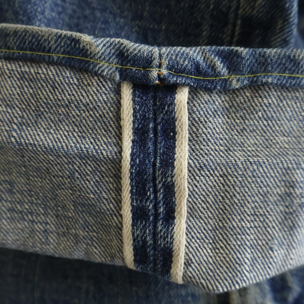 Levi's(リーバイス) 60-70S 505 BIG E ボタン裏刻印 5 ジップフライデニムパンツ ジーンズ 耳付き インディゴ