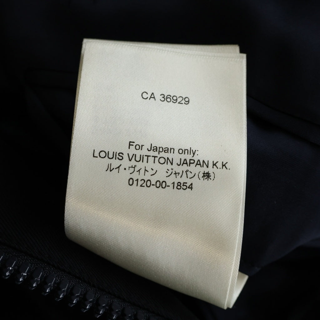 LOUIS VUITTON(ルイヴィトン) 22AW ダミエ ウール ジップジャケット スウィングトップ ブルゾン ブラック RM222F I50 HNFB1E