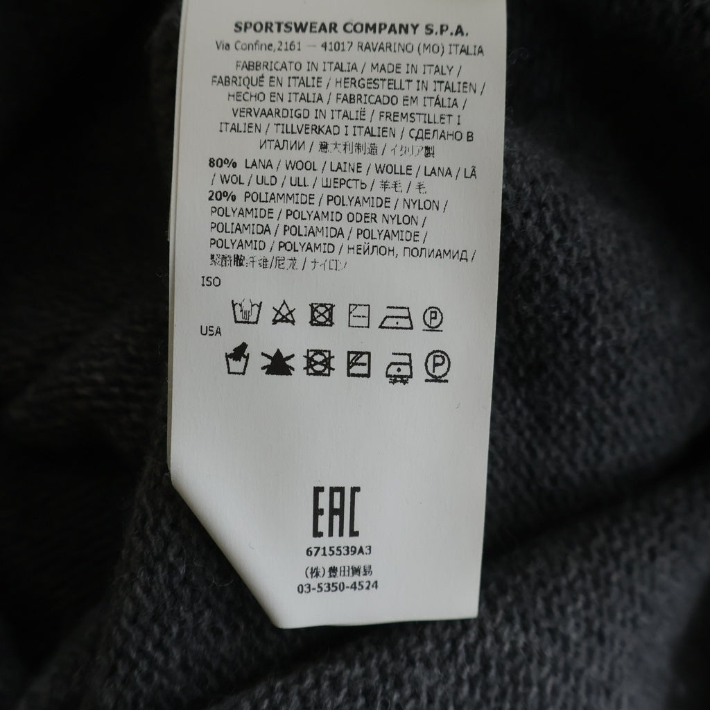 STONE ISLAND(ストーンアイランド) ラムウール ミドルゲージ クルー