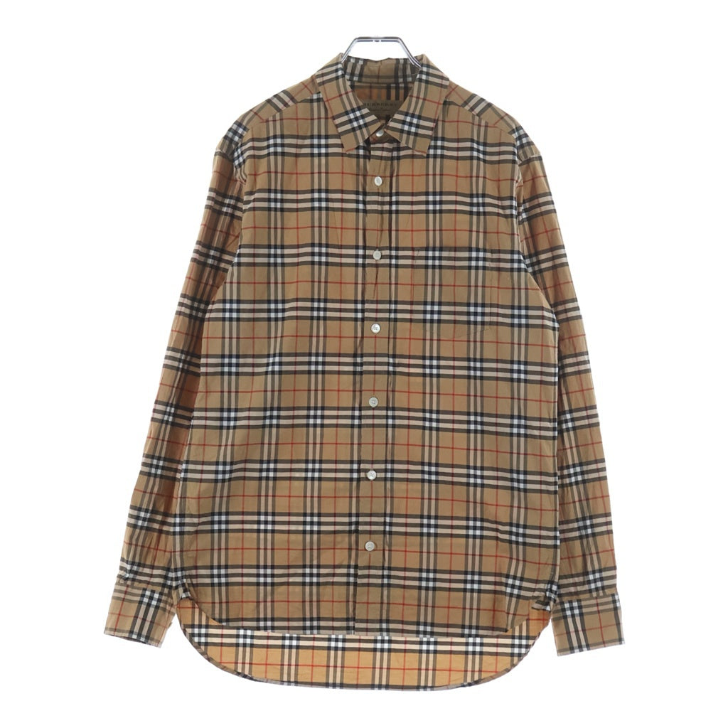 BURBERRY LONDON(バーバリーロンドン) ノバチェック 長袖シャツ ブラウン