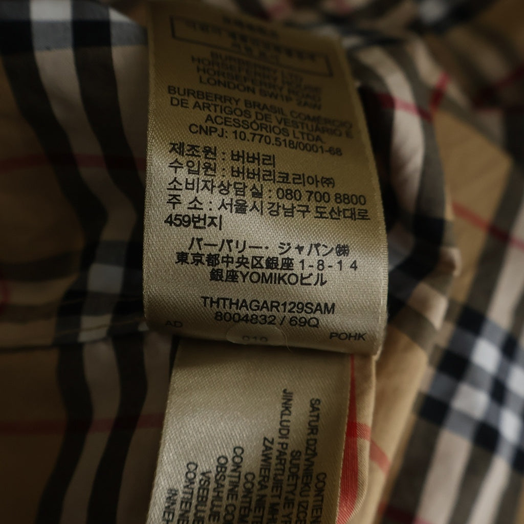 BURBERRY LONDON(バーバリーロンドン) ノバチェック 長袖シャツ ブラウン