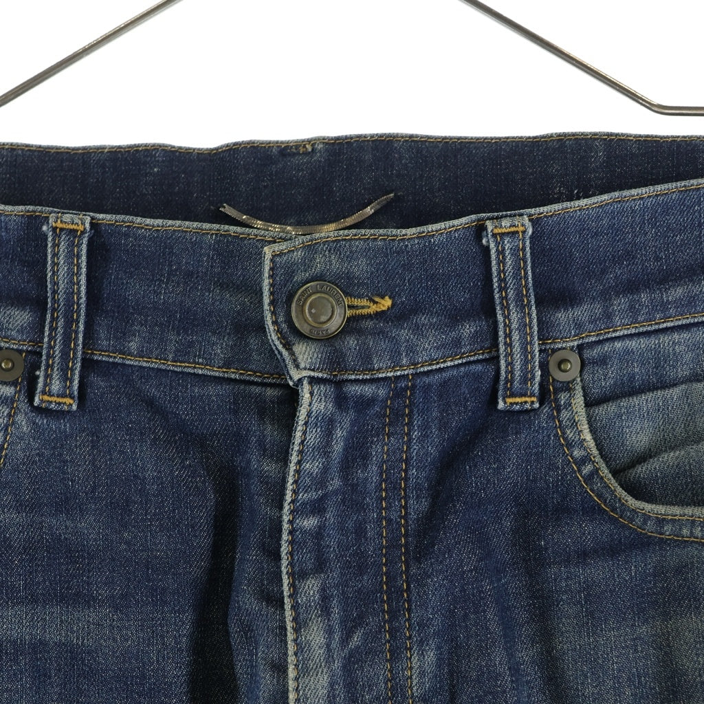 SAINT LAURENT PARIS(サンローランパリ) エディ期 スリム スキニーデニムパンツ インディゴ 344155