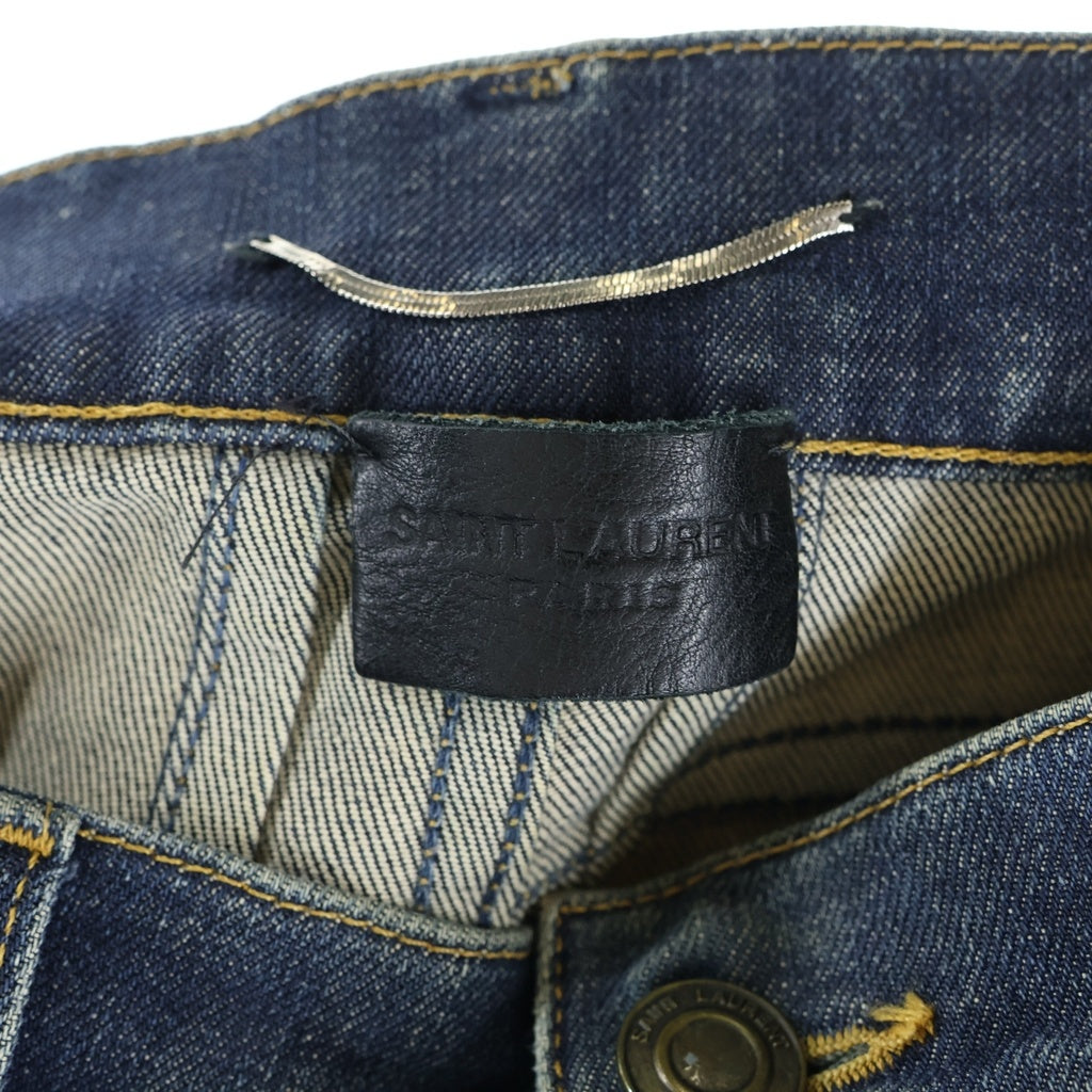 SAINT LAURENT PARIS(サンローランパリ) エディ期 スリム スキニーデニムパンツ インディゴ 344155