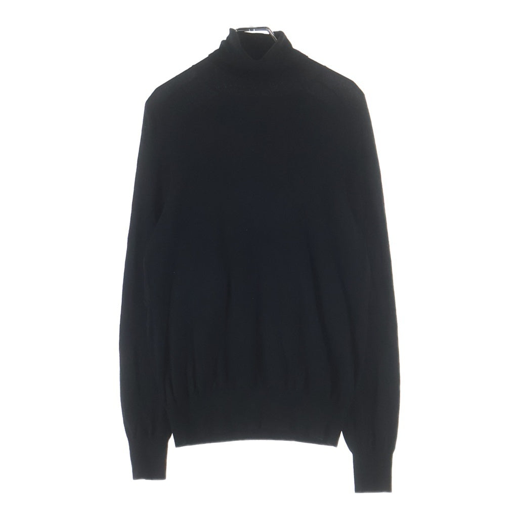 GIVENCHY(ジバンシィ) ロゴテープデザイン ウール タートルネック ニットセーター ブラック