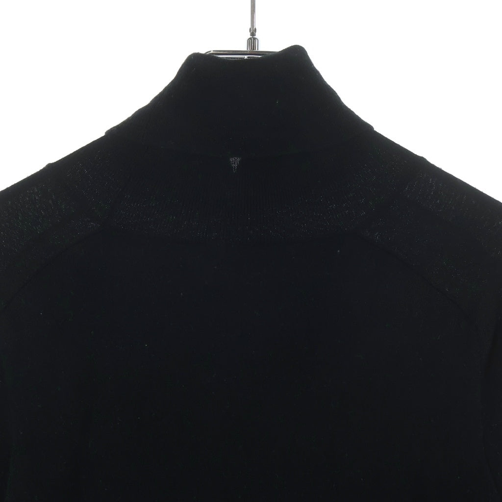 GIVENCHY(ジバンシィ) ロゴテープデザイン ウール タートルネック ニットセーター ブラック