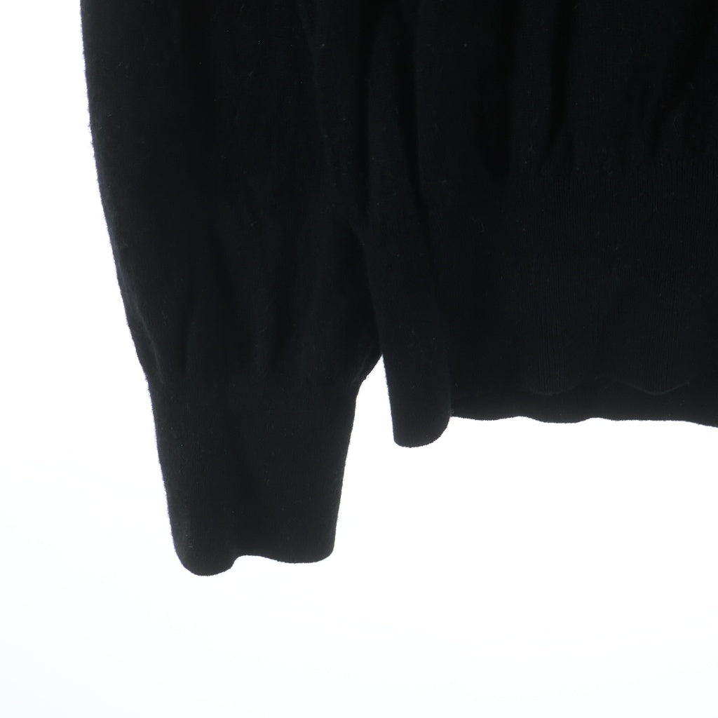 GIVENCHY(ジバンシィ) ロゴテープデザイン ウール タートルネック ニットセーター ブラック