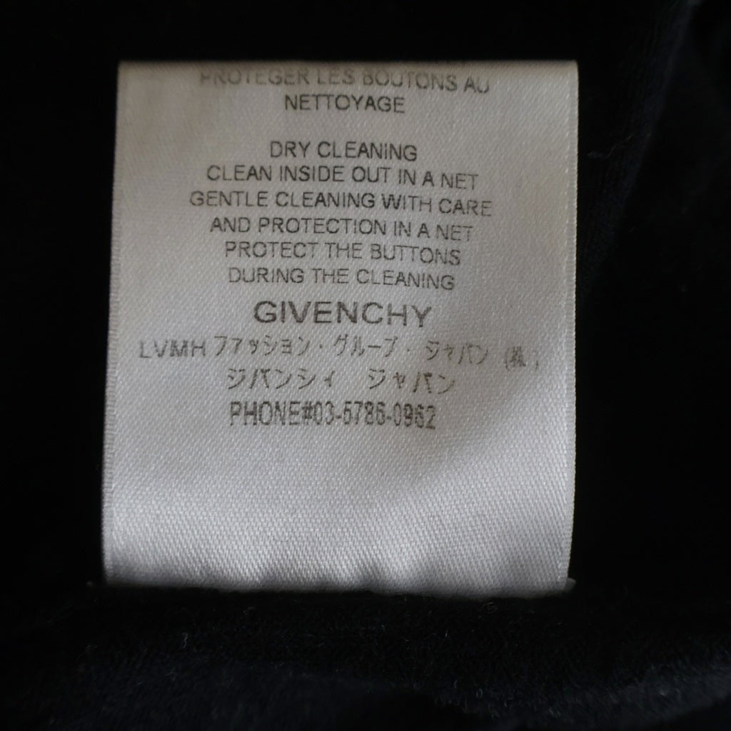 GIVENCHY(ジバンシィ) ロゴテープデザイン ウール タートルネック ニットセーター ブラック
