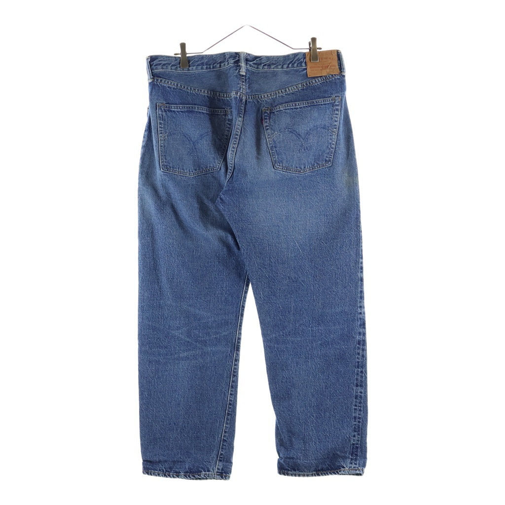 WAREHOUSE(ウェアハウス) 1101 USED WASH DENIM PANTS ウォッシュ加工 ボタンフライ デニム パンツ ライトブルー