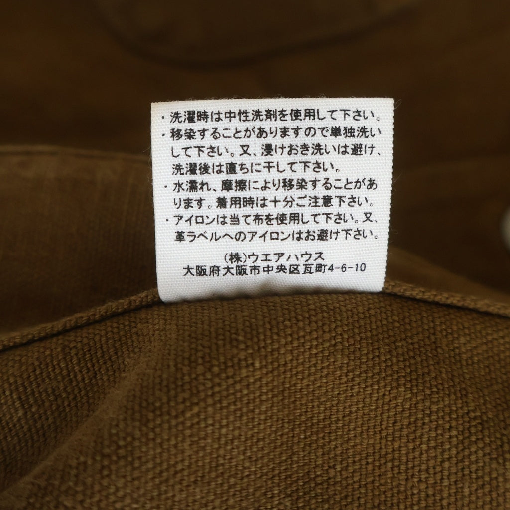 WAREHOUSE(ウェアハウス) TAILOR STYLE DENIM JACKET テーラー スタイル デニム ジャケット ブラウン