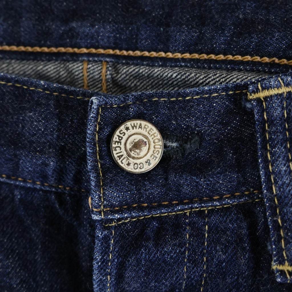 WAREHOUSE(ウェアハウス) 900XX STRAIGHT DENIM PANTS ボタンフライ ストレート デニム パンツ ジーンズ インディゴ