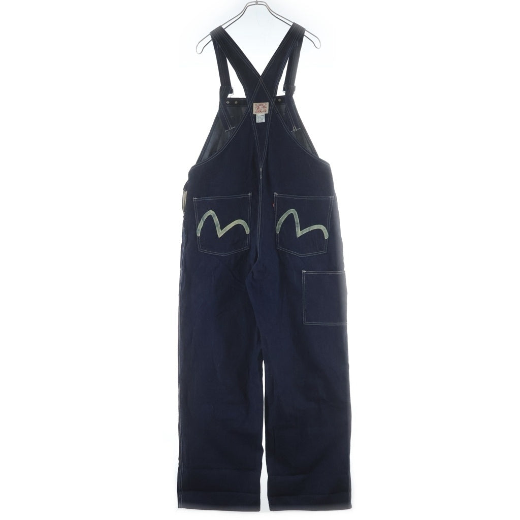 EVISU(エビス) SEAGULL PRINT OVERALL カモメ プリント オーバーオール インディゴ