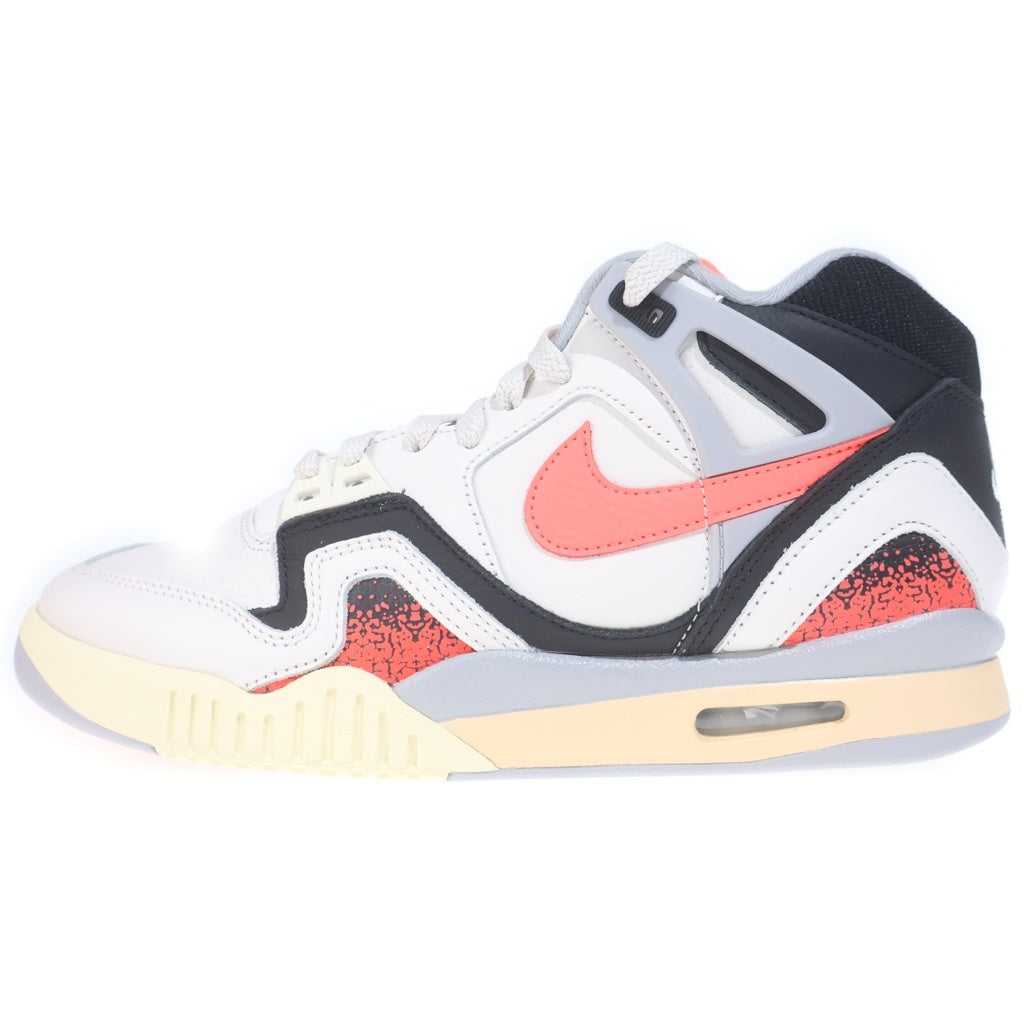 NIKE(ナイキ) AIR TECH CHALLENGE II QS Hot Lava エアテックチャレンジ ホットラバ ミドルカットスニーカーシューズ ホワイト/レッド US9/27cm FZ9033-001