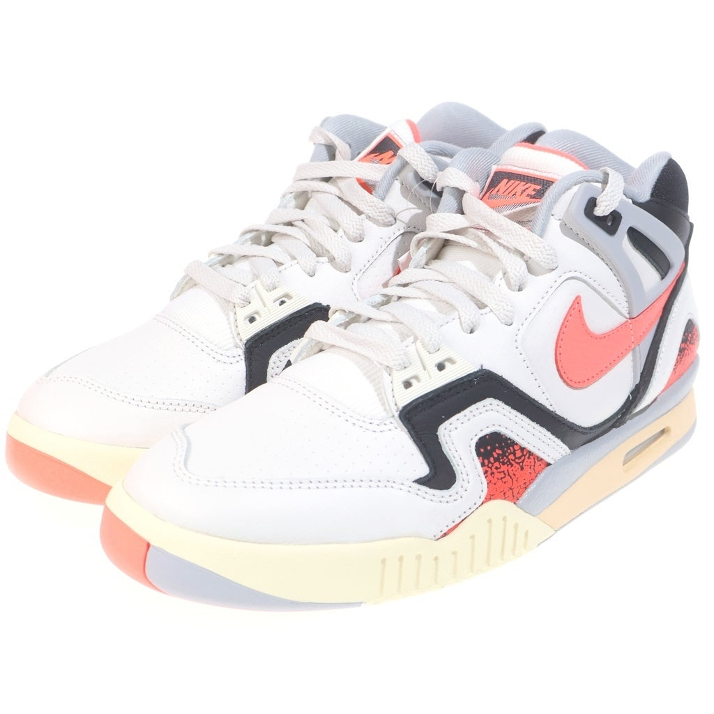 NIKE(ナイキ) AIR TECH CHALLENGE II QS Hot Lava エアテックチャレンジ ホットラバ ミドルカットスニーカーシューズ ホワイト/レッド US9/27cm FZ9033-001