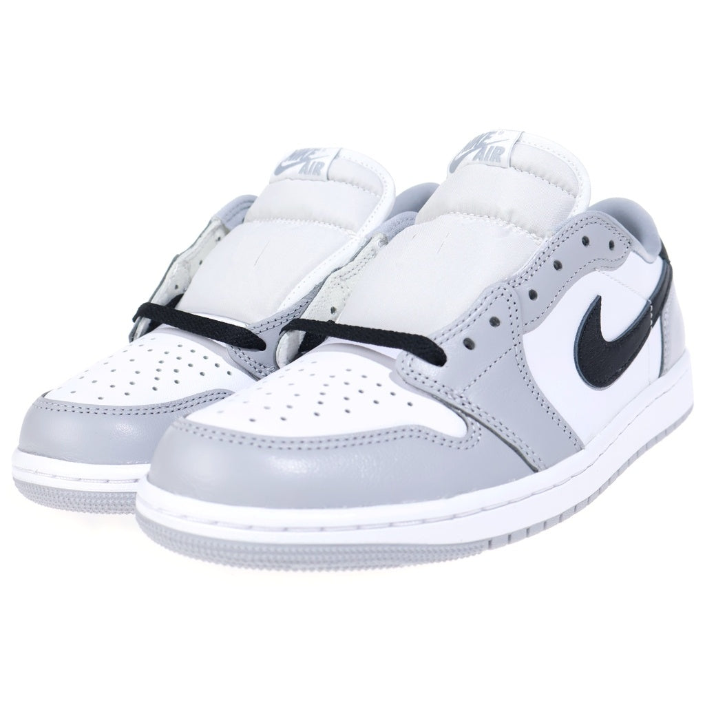 NIKE(ナイキ) AIR JORDAN 1 RETRO LOW OG Barons エアジョーダン 1 ロー バロンズ ローカットスニーカーシューズ ホワイト/グレー US8.5/26.5cm CZ0790-110