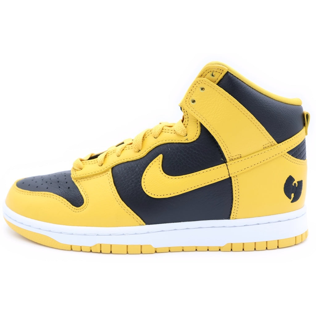 NIKE(ナイキ) ×Wu-Tang Clan DUNK HIGH HJ4320-001 ウータンクラン ダンク ハイカットスニーカー イエロー/ブラック US9/27cm HJ4320-001