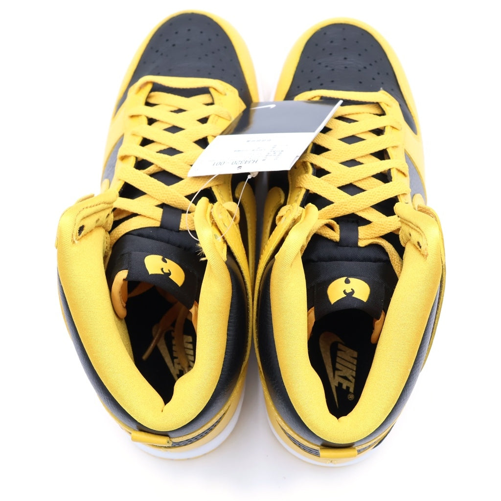 NIKE(ナイキ) ×Wu-Tang Clan DUNK HIGH HJ4320-001 ウータンクラン ダンク ハイカットスニーカー イエロー/ブラック US9/27cm HJ4320-001