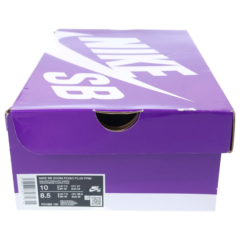 NIKE SB(ナイキエスビー) ZOOM POGO PLUS PRM ズーム ポゴ プラス ローカットスニーカーシューズ ネイビー/アイボリー US8.5/26.5cm FQ1882-100