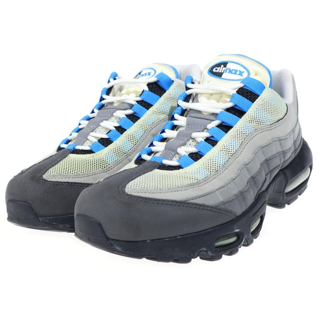NIKE(ナイキ) AIR MAX 95 CRYSTAL BLUE エアマックス95 クリスタルブルー ローカットスニーカー グレー/ブルー US8.5/26.5cm AT8696-100