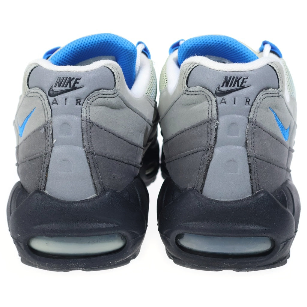 NIKE(ナイキ) AIR MAX 95 CRYSTAL BLUE エアマックス95 クリスタルブルー ローカットスニーカー グレー/ブルー US8.5/26.5cm AT8696-100