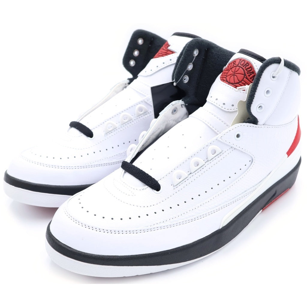 NIKE(ナイキ) AIR JORDAN 2 OG CHICAGO 2022 DX2454-106 エアジョーダン2 シカゴ ハイカットスニーカー ホワイト/ブラック/レッド US8.5/26.5cm DX2454-106