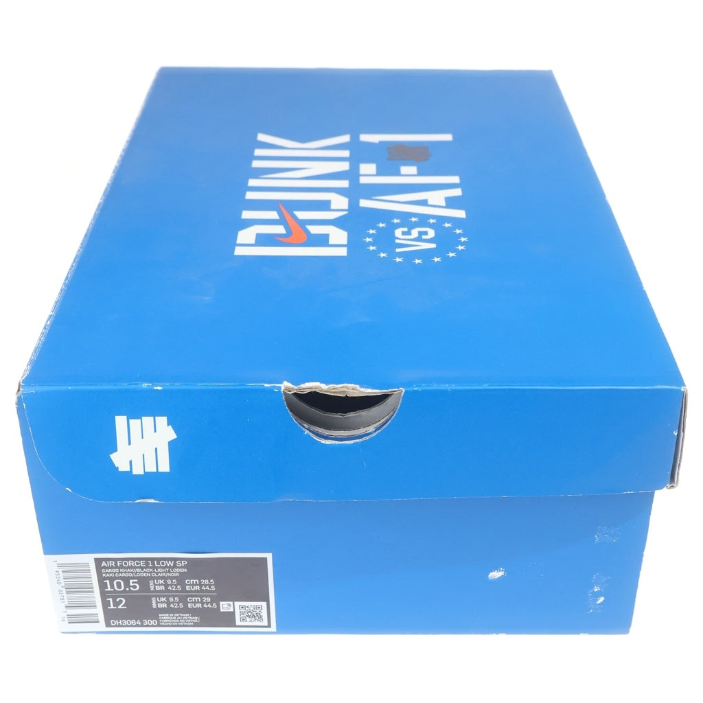 NIKE(ナイキ) ×UNDEFEATED AIR FORCE 1 LOW SP アンディフィーテッド エアフォース1 ローカットスニーカー カーキ US10.5/28.5cm DH3064-300