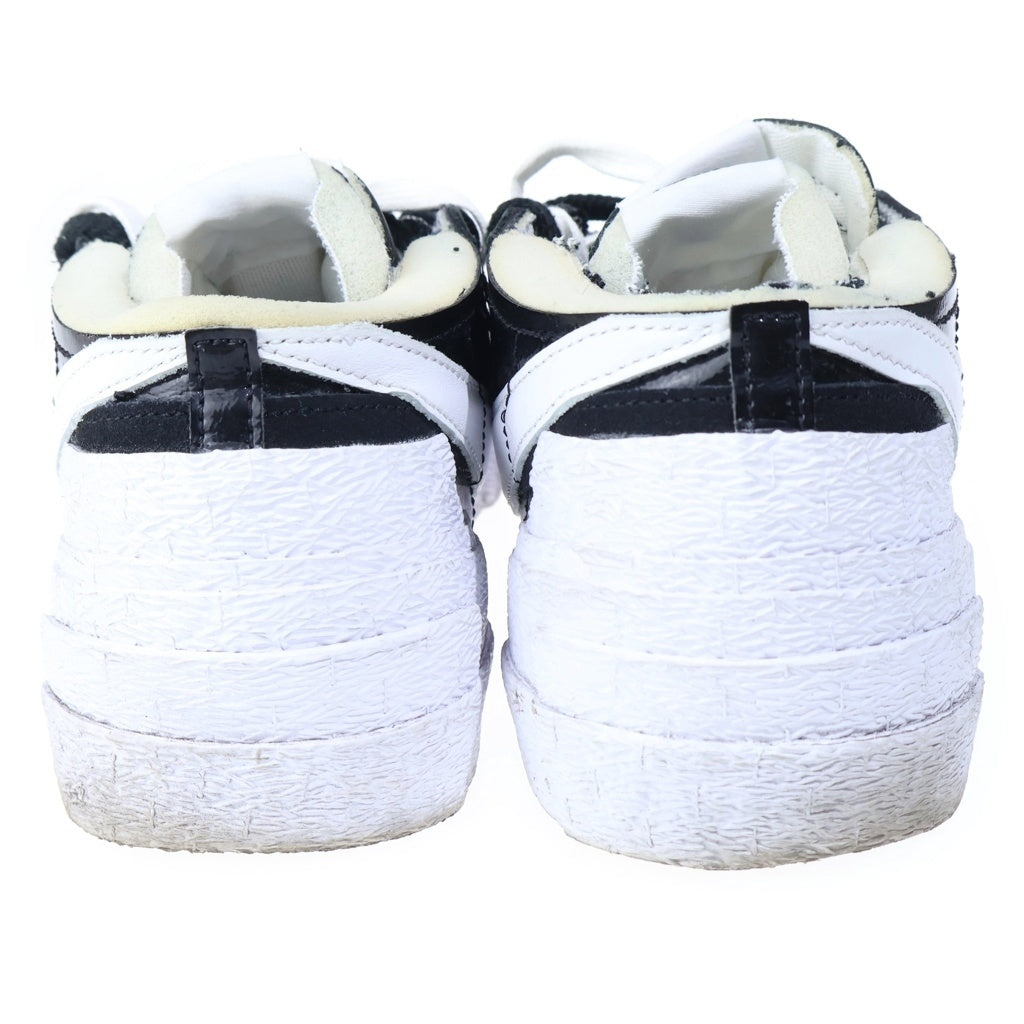NIKE(ナイキ) ×sacai BLAZER LOW BLACK PATENT LEATHER サカイ ブレーザー ブラック パテント レザー ローカットスニーカー ブラック/ホワイト US10.5/28.5cm DM6443-001