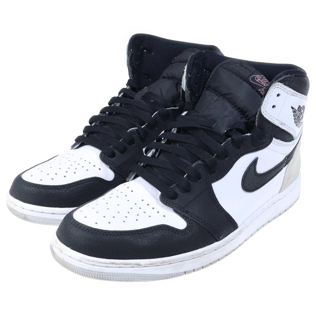 NIKE(ナイキ) AIR JORDAN 1 HIGH OG Bleached Coral エアジョーダン 1 ブリーチド コーラル ハイカットスニーカー グレー US10.5/28.5cm 555088-108