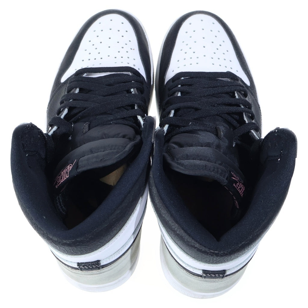 NIKE(ナイキ) AIR JORDAN 1 HIGH OG Bleached Coral エアジョーダン 1 ブリーチド コーラル ハイカットスニーカー グレー US10.5/28.5cm 555088-108
