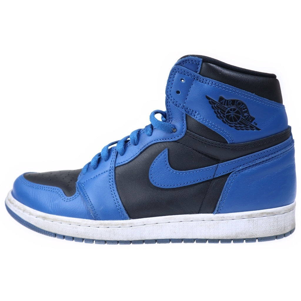 NIKE(ナイキ) AIR JORDAN 1 RETRO HIGH OG DARK MARINA BLUE エアジョーダン1 レトロ ダークマリーナブルー ハイカットスニーカー ブラック/ブルー US10.5/28.5cm 555088-404